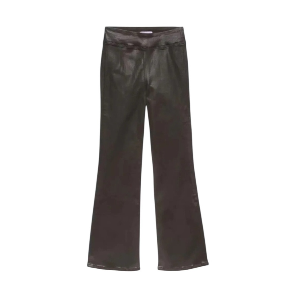 Frame Jersey Crop High Rise Mini-Boot Coated Crop Pants 29” - Picture 8 of 11